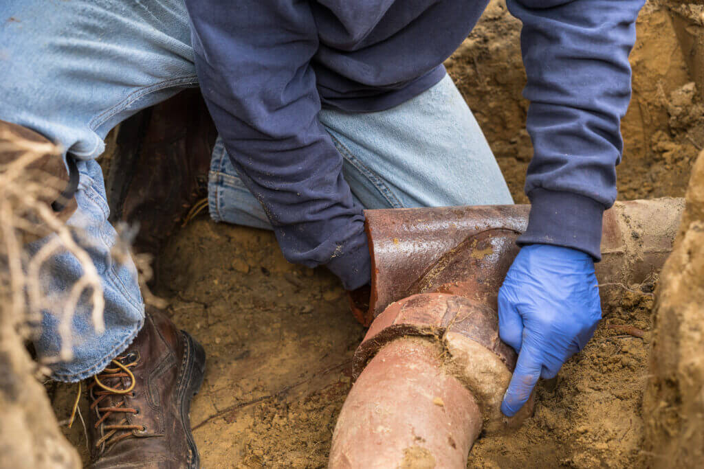 Clogged Sewer Line Repair